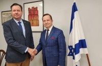 Marszałek z wizytą u ambasadora Izraela